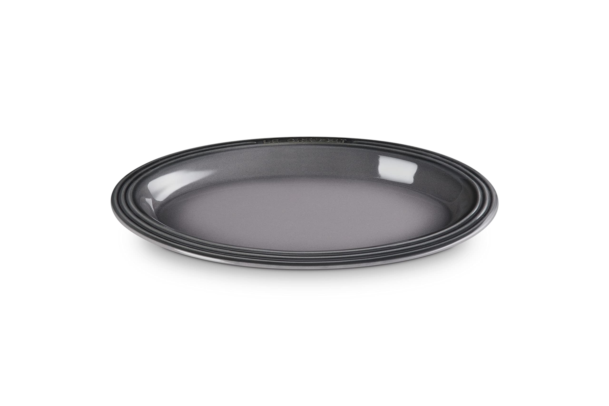 【美品】LE CREUSET　オーバル　トリベット　グレー Amazon.co.jp: ル・クルーゼ(Le Creuset) オーバル プレート 皿 25cm